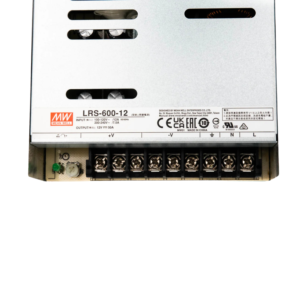 Fuente Conmutada Enclosed 600W 12VDC 50A In 85-264VAC