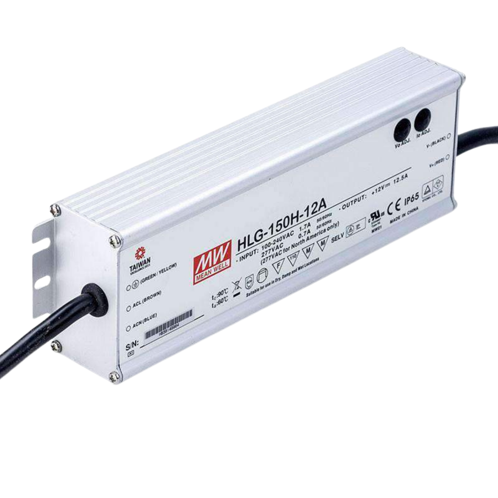 Fuente De Alimentacion LED 150W 12VDC 12.5A In 90-305VAC IP67 Constant Voltage