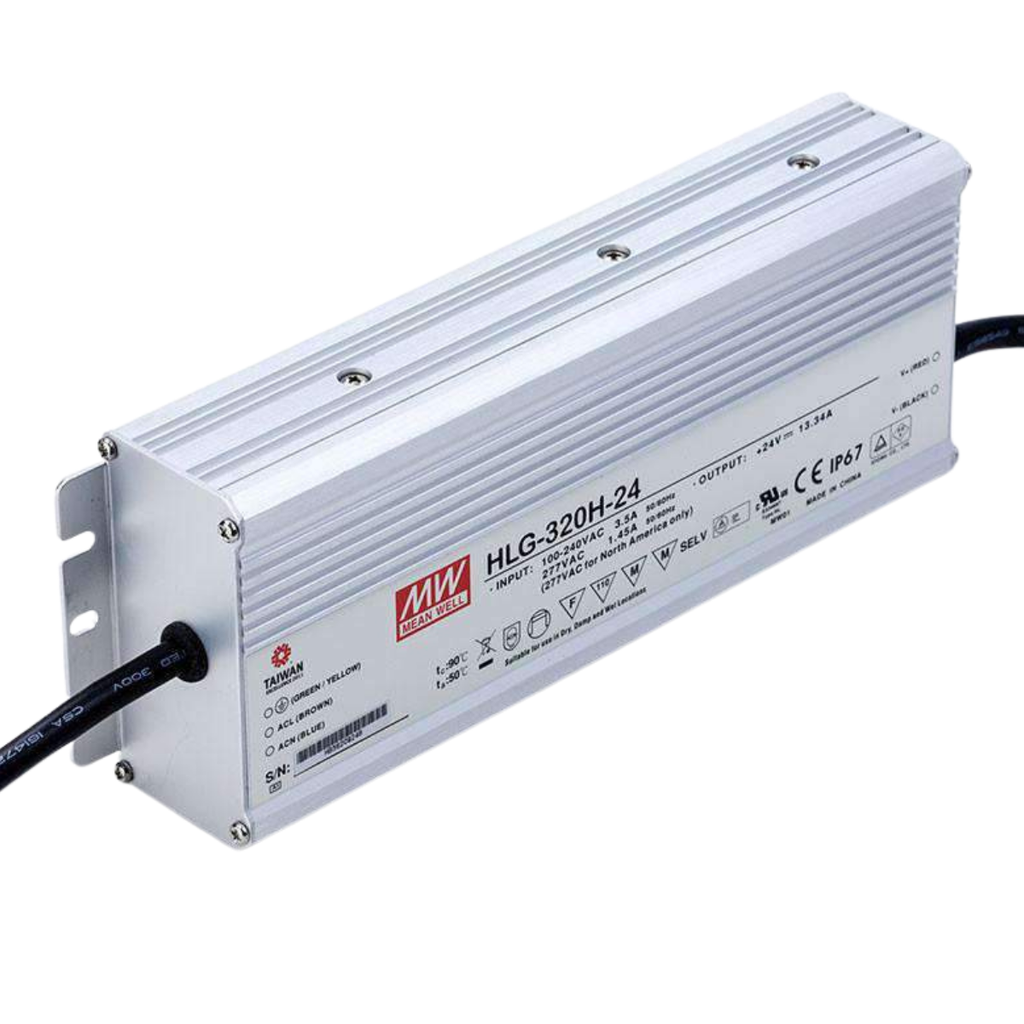 Fuente De Alimentacion LED 320W 24VDC 13.3A In 90-305VAC IP67 Constant Voltage