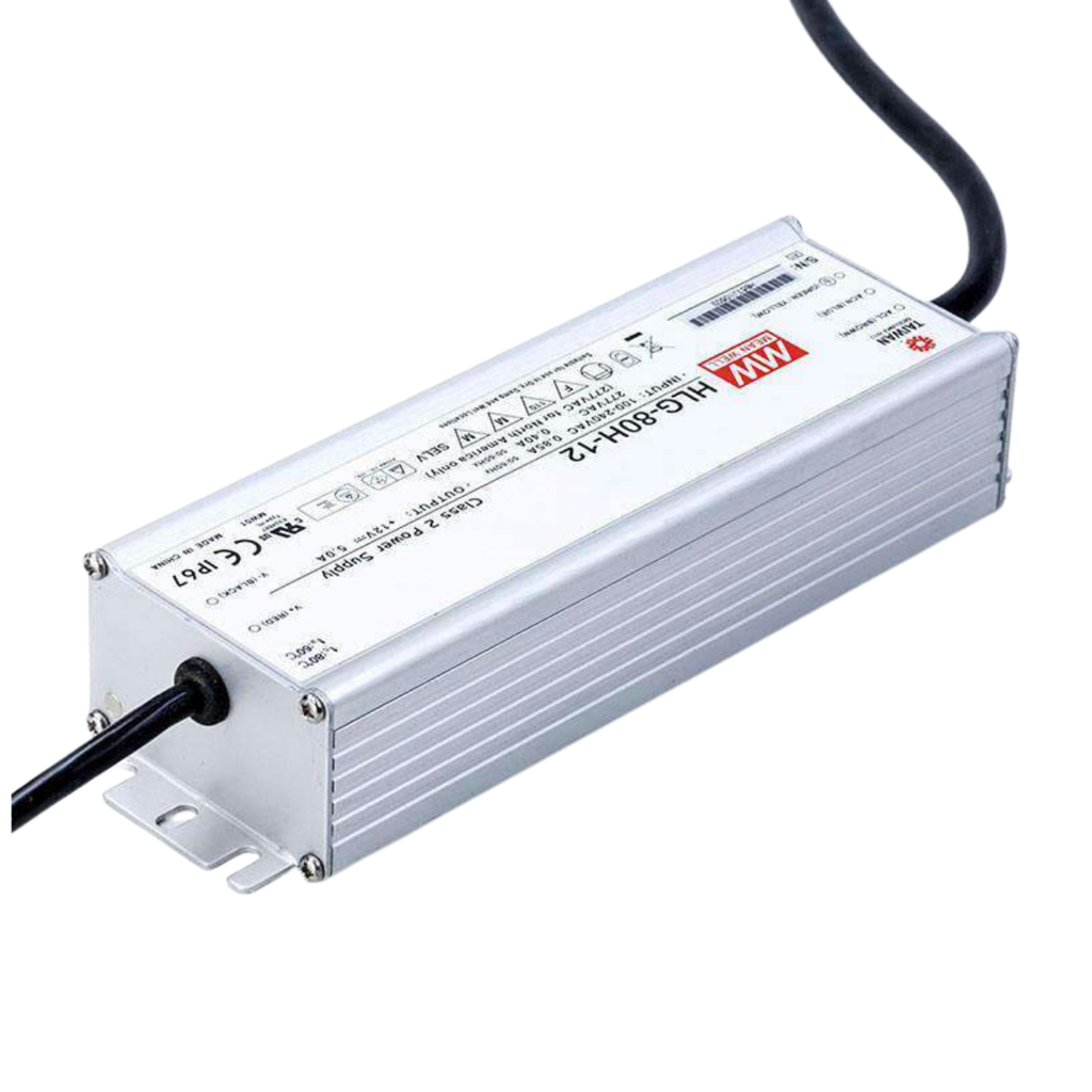 Fuente De Alimentacion LED 80W 12VDC 6.7A In 90-305VAC IP67 Constant Voltage