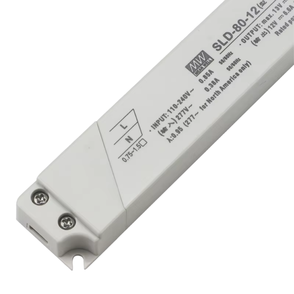 Fuente De Alimentacion LED 80W 12VDC 6.67A In 110-230VAC