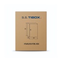 Tablero De acero inoxidable Para Adosar De 500X400X200 Mm C/Pb IP66