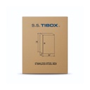 Tablero De acero inoxidable Para Adosar De 600X400X250 Mm C/Pb IP66