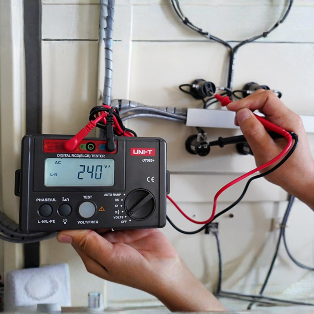 Probador de Interruptores Diferenciales y Disyuntores RCD