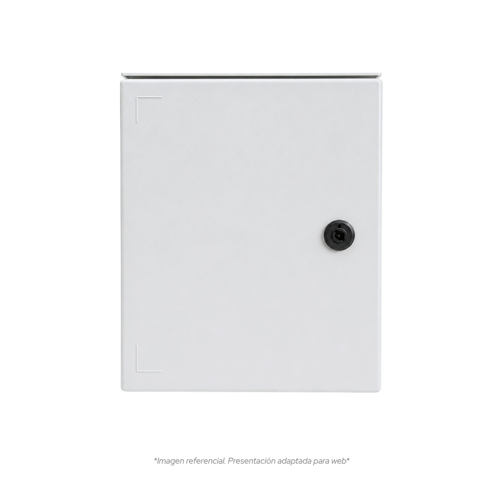 Tablero Poliester Fibra De Vidro Para Adosar 400X300X200 Mm C/Pb Ip65 Ral7035
