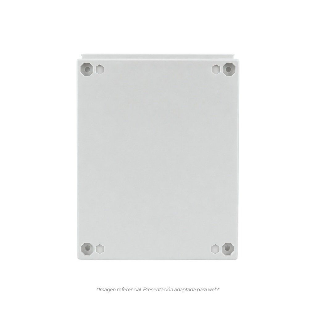 Tablero Poliester Fibra De Vidro Para Adosar 400X300X200 Mm C/Pb Ip65 Ral7035
