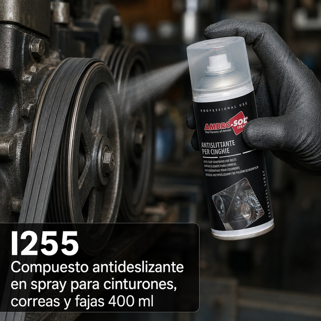 Compuesto Antideslizante en Spray para Cinturones (Correas y fajas) 400 ML