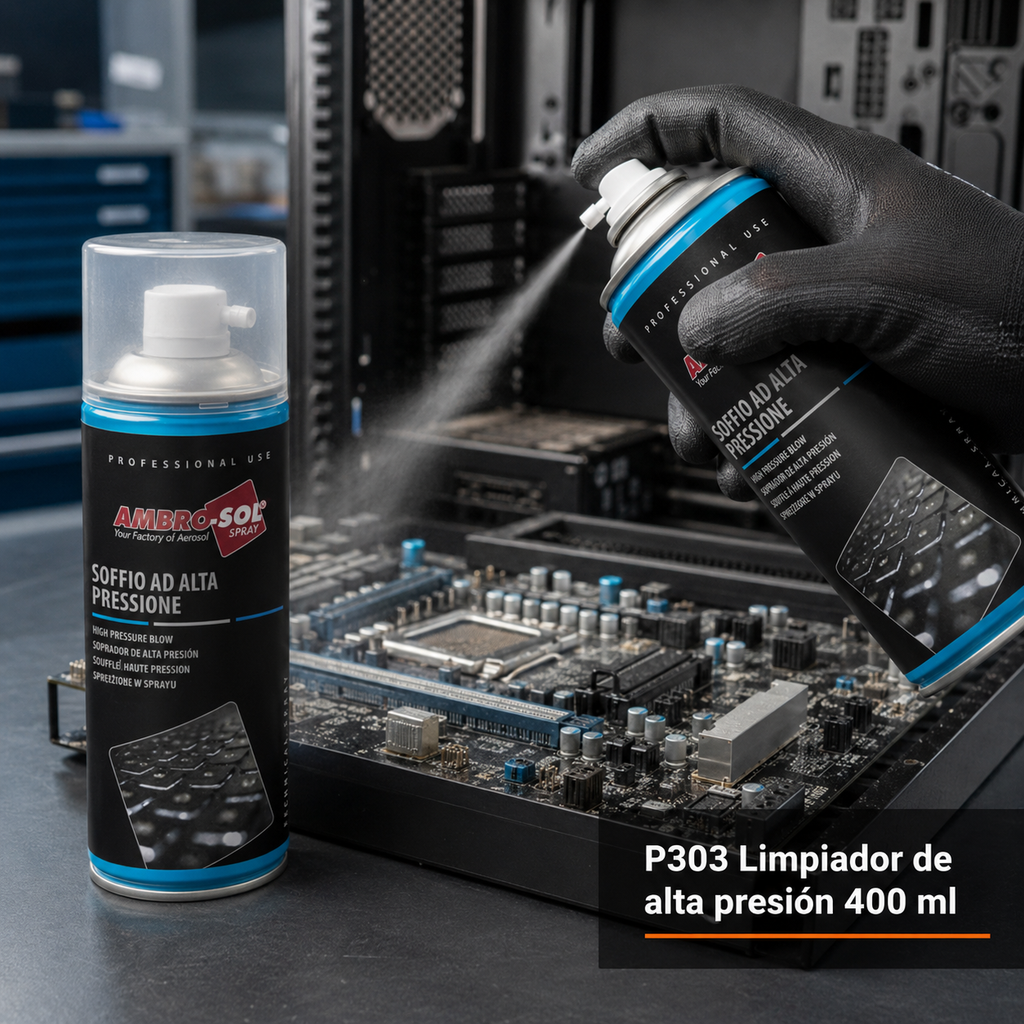 Limpiador De Alta Presión (Aire comprimido) en Spray 400ML