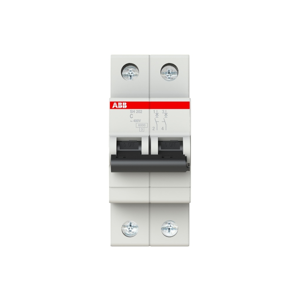 Int. Aut. Termomagnetico P/Riel 2P 20A 230Vac 10 Ka Curva C