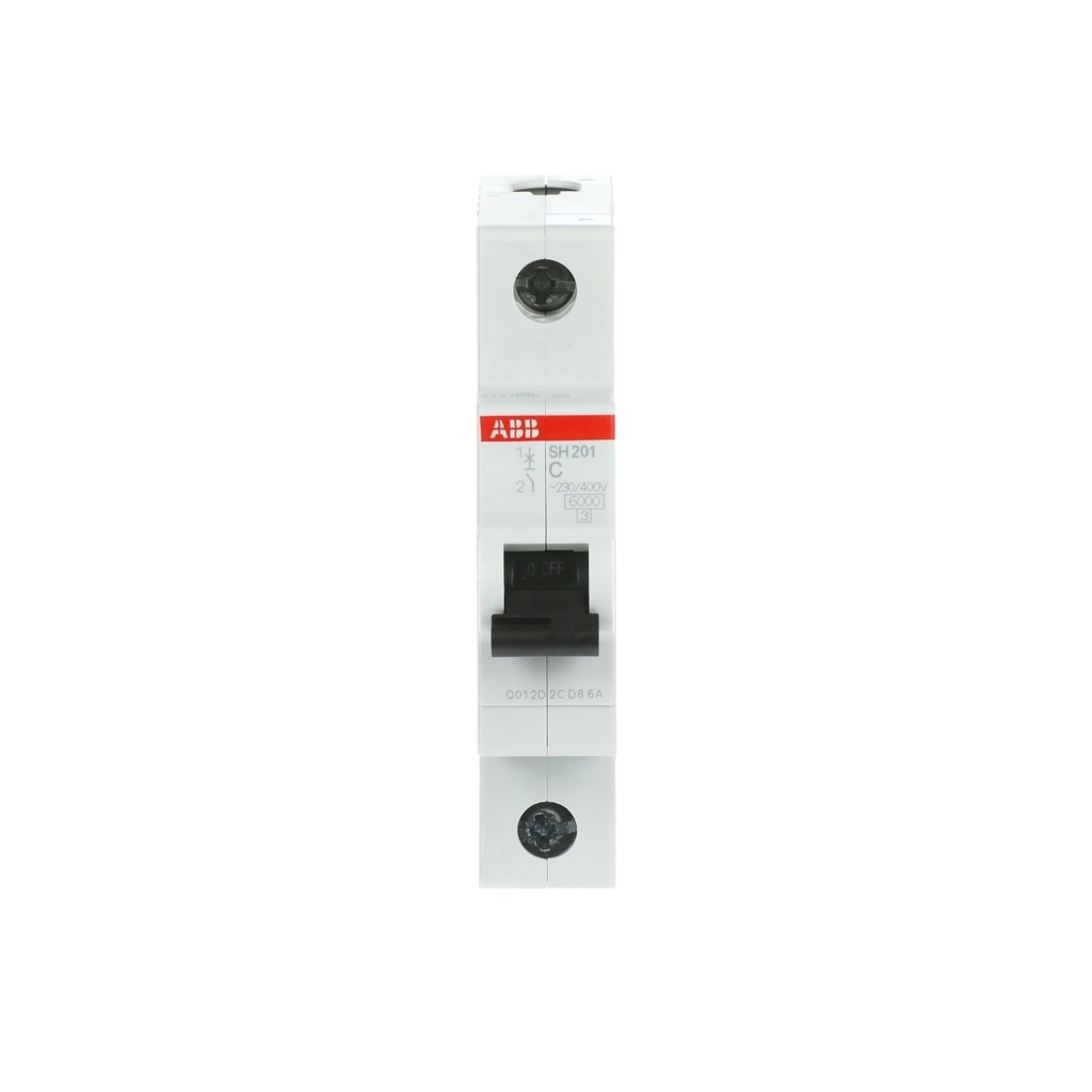 Int. Aut. Termomagnetico P/Riel 1P 2A 230Vac 6 Ka Curva C