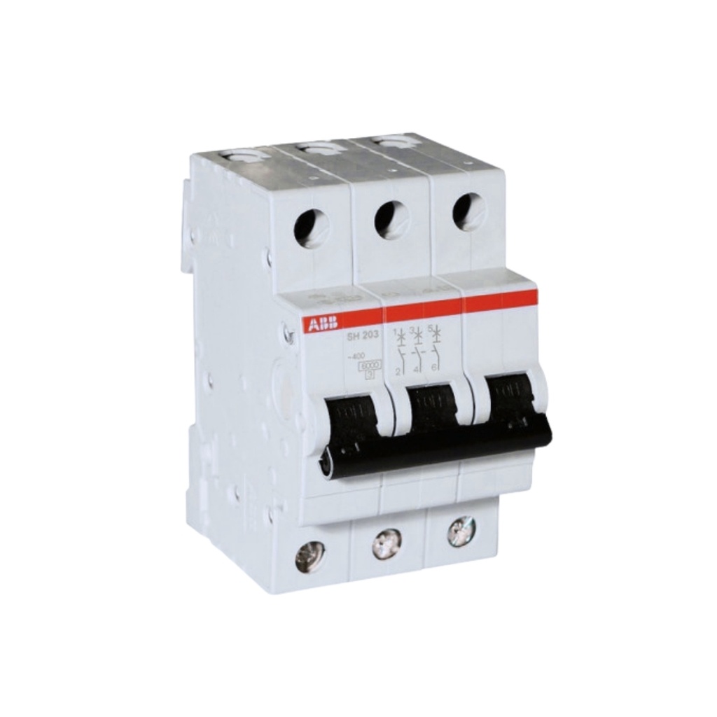 Int. Aut. Termomagnetico P/Riel 3P 4A 230Vac 10 Ka Curva C