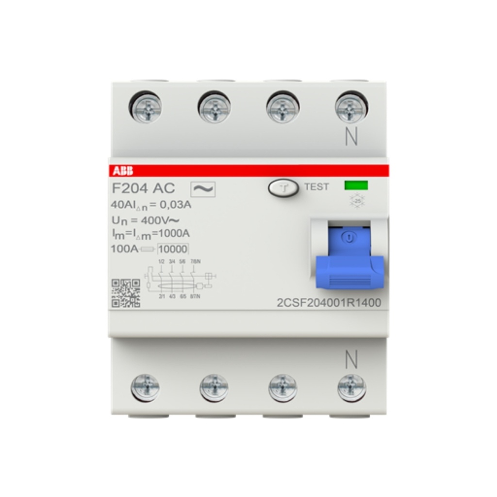 Int. Diferencial 4P 40A 30Ma T. Ac Serie F200-Ac