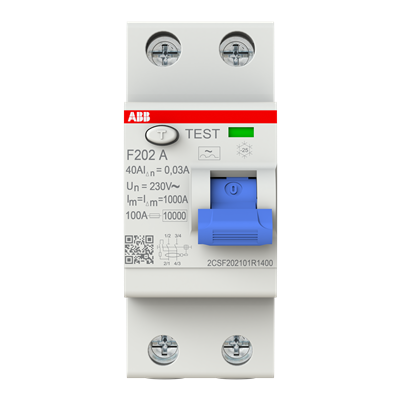 Int. Diferencial 2P 40A 30Ma T. A Serie F200-A