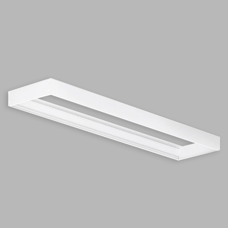 MARCO DE ALUMINIO PARA ADOSAR A TECHO PANEL LED RECTANGULAR 1205x305MM
