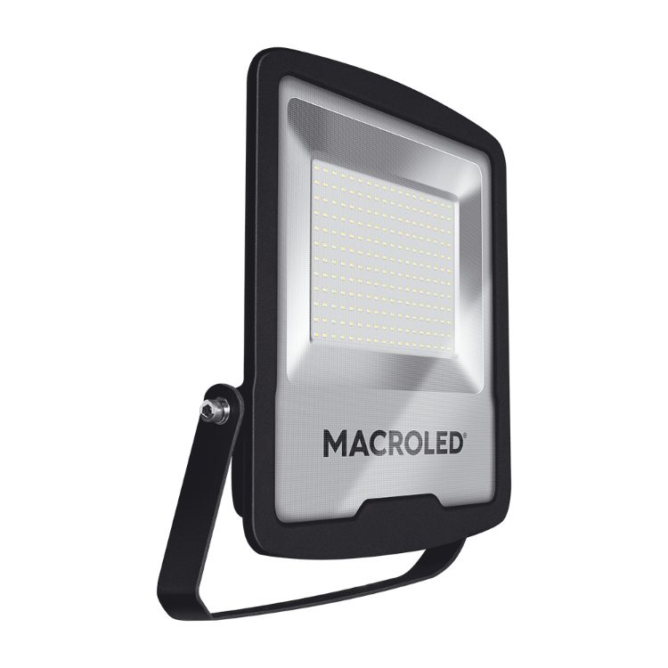 REFLECTOR LED NEGRO PRO 200W 100-240VAC LUZ FRÍA  6500K IK08 IP65