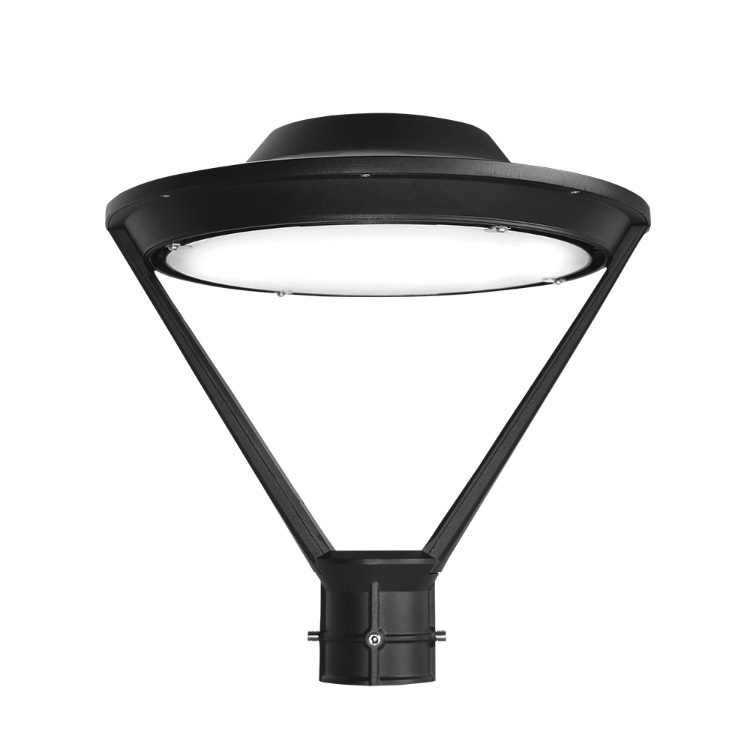 FAROLA DE PARQUE LED 100W LUZ CÁLIDA 3000K FP0.95 CRI80 100-240VAC 120L/M IP65