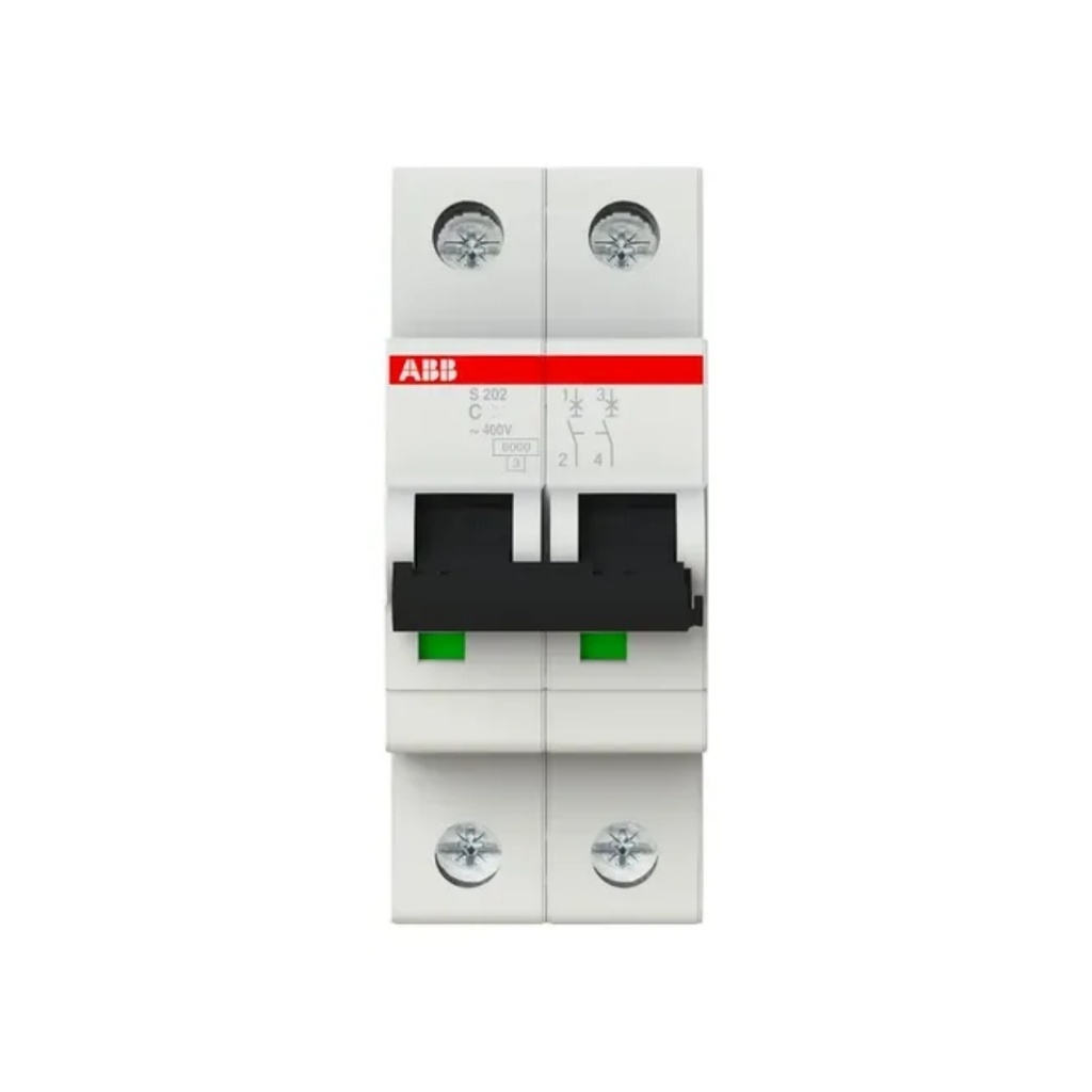 Int. Aut. Termomagnetico P/Riel 2P 32A 230Vac 20 Ka Curva C