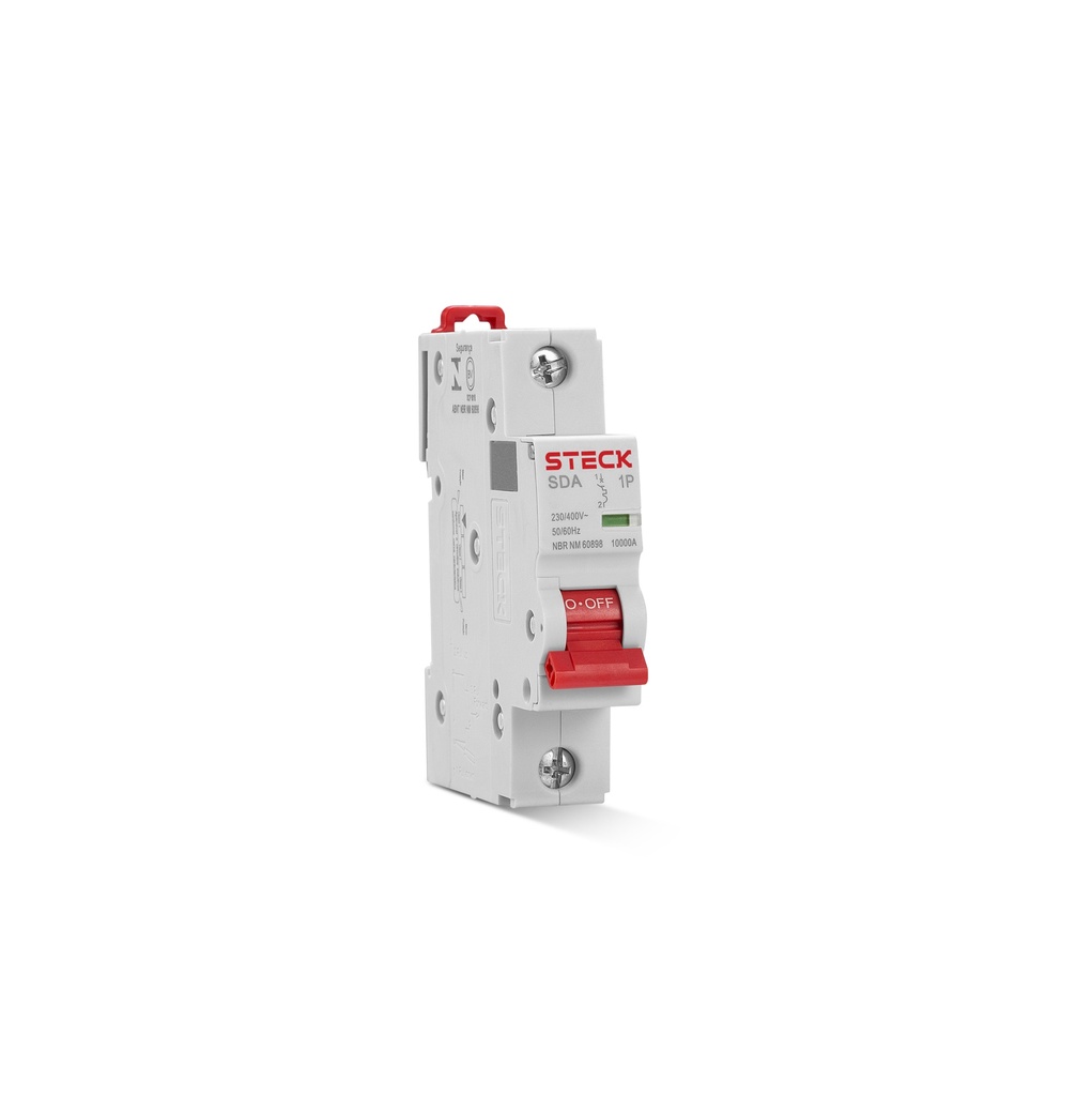 Int. Aut. Termomagnetico Para Riel 1P 6A 20Ka 230Vac  Curva C