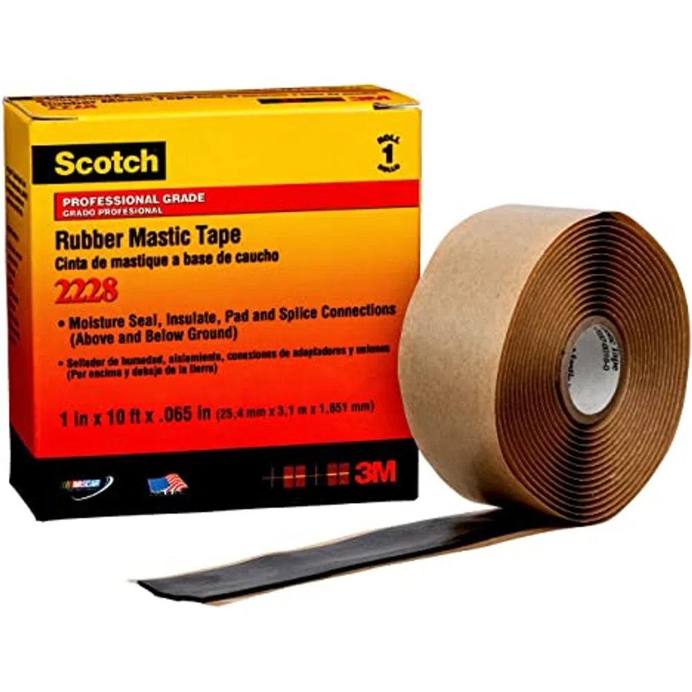 Cinta Scotch 2228 Autofundente Erp 2"X 3Mts Negro
