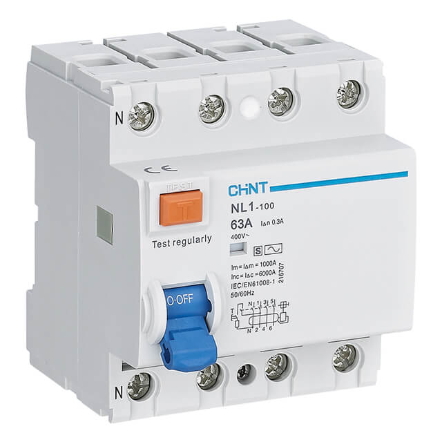 Interruptor Diferencial, 4P, 40A, 30Ma, Tipo A-Si (Super
Inmunizado)