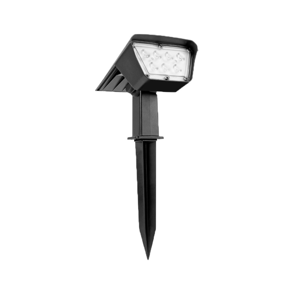 ESTACA LED SOLAR 2W PARA JARDÍN IP65 LUZ CÁLIDA 3000K