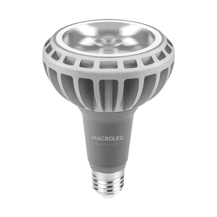 PAR30 MACROLED ALUM COB 30W AC200-240V E27 CALIDO 3000K