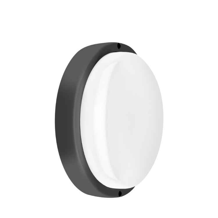 TORTUGA REDONDA NEGRA 18W IP54 100-265VAC FP:0,9 LUZ FRÍA 6500K