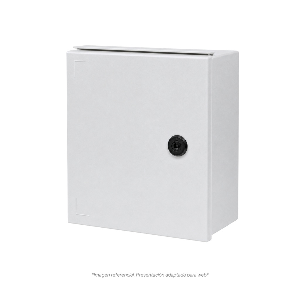 Tablero Poliester Fibra De Vidro Para Adosar 500X400X200 Mm C/Pb Ip65 Ral7035