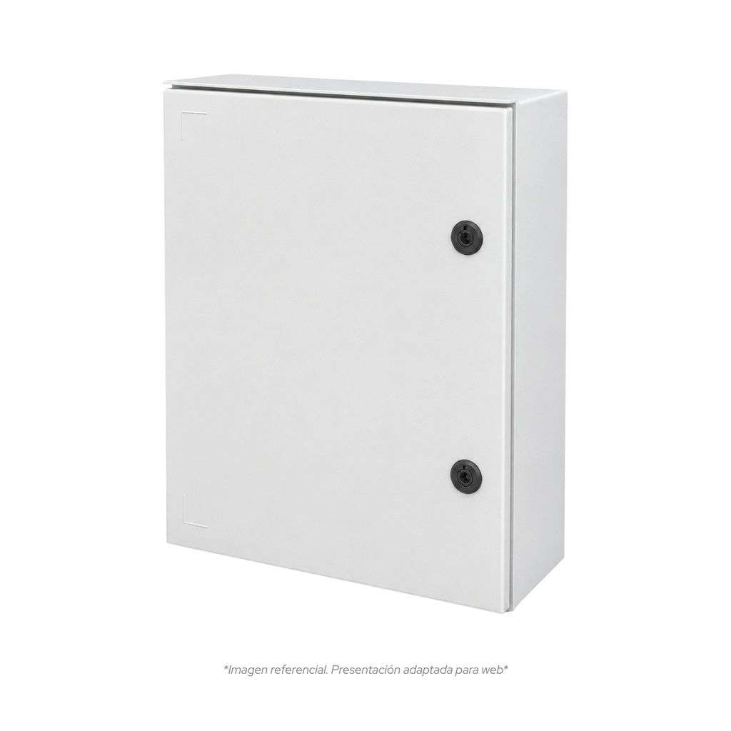 Tablero Poliester Fibra De Vidro Para Adosar 600X500X230 Mm C/Pb Ip65 Ral7035