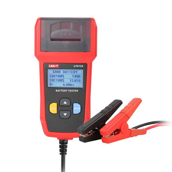 Probador De Baterias Automotrices Para 12 V Y 24 V, Con Pantalla Grande Y Diagnostico Avanzado