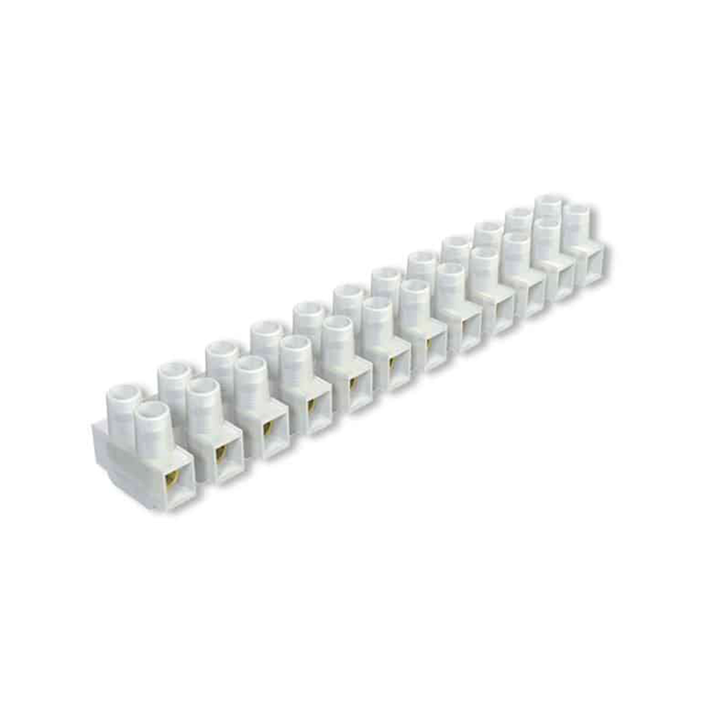 Bornera Blanca PVC – 3A 4mm