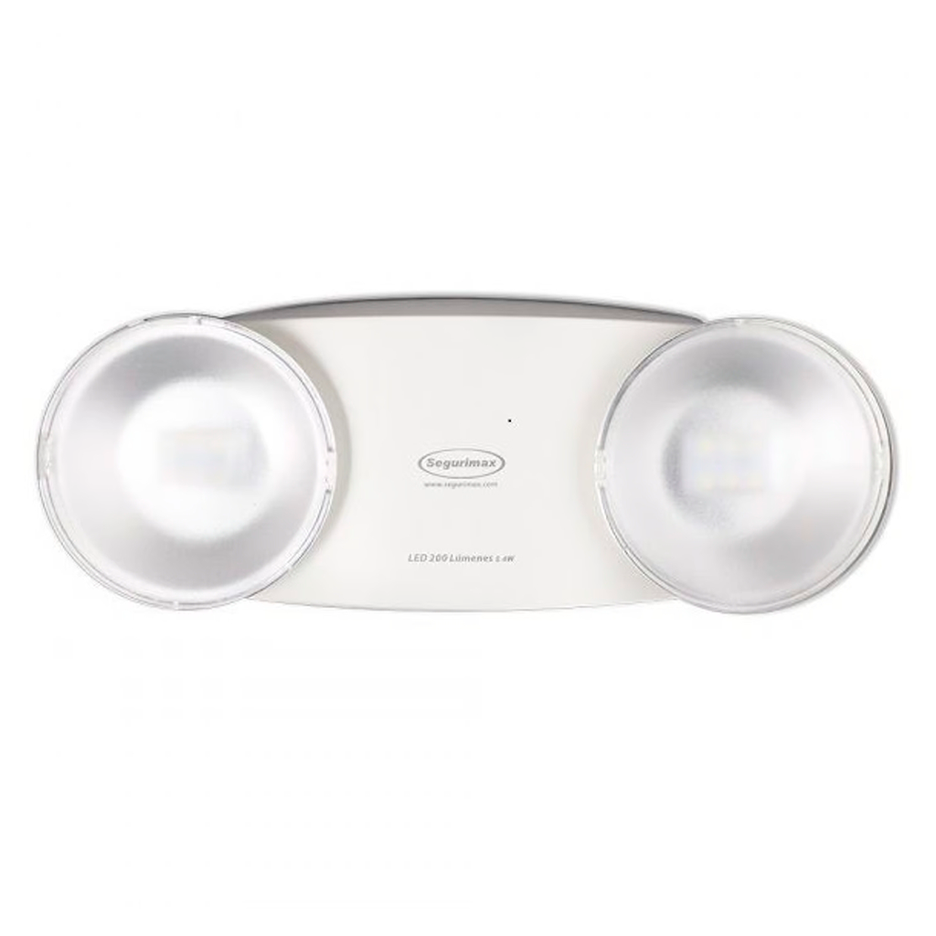 LUMINARIA EMERGENCIA LED 2X 1.2W 120-240VAC 200LM 2H IP20