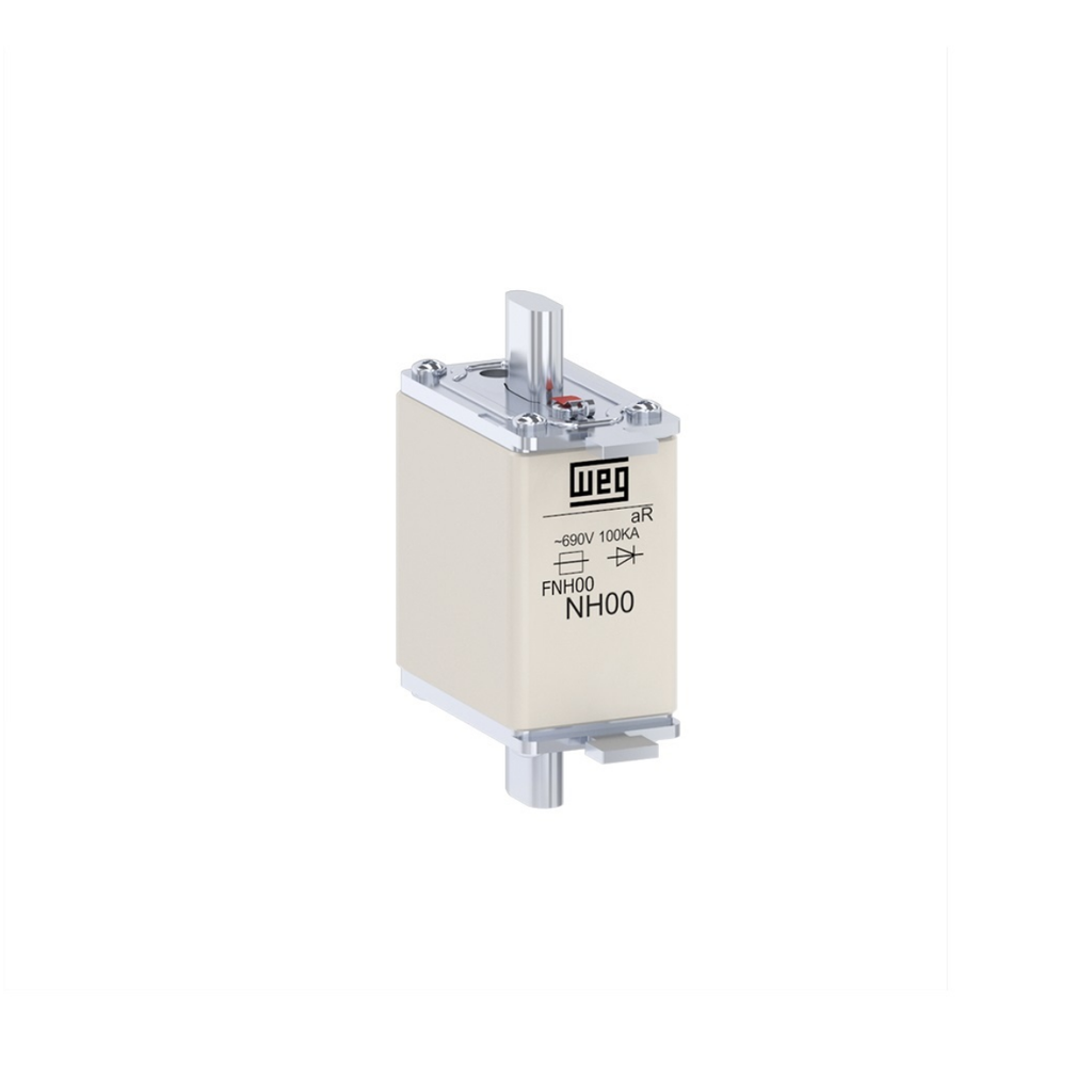 Fusible Ultrarrápido Nh Ar – 80A / 690V / 100Ka / Tamaño 00