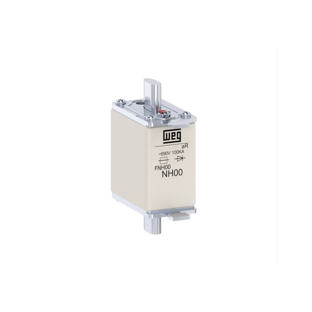 Fusible Ultrarrápido Nh Ar – 160A / 690V / 100Ka / Tamaño 00