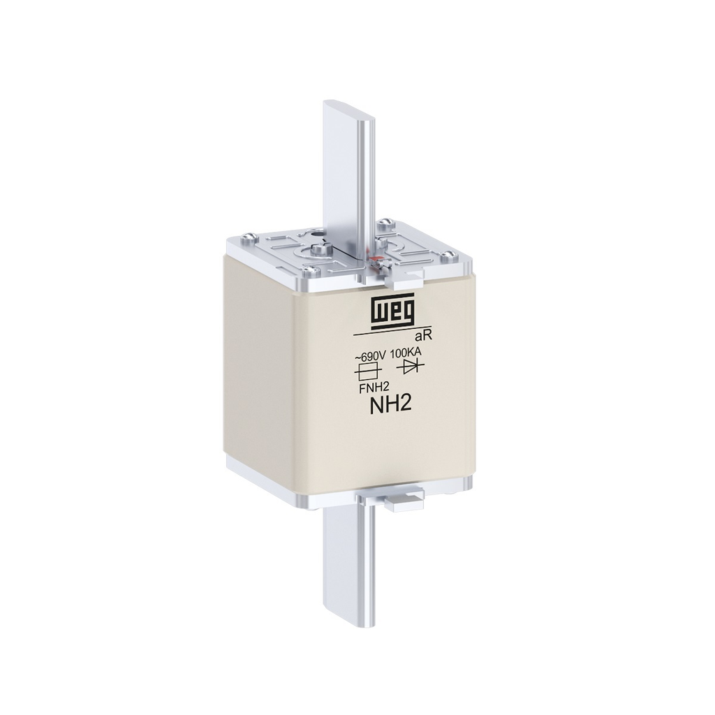 Fusible Ultrarrápido Nh Ar – 350A / 690V / 100Ka / Tamaño 2