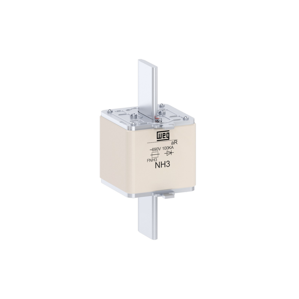 Fusible Ultrarrápido Nh Ar – 400A / 690V / 100Ka / Tamaño 3