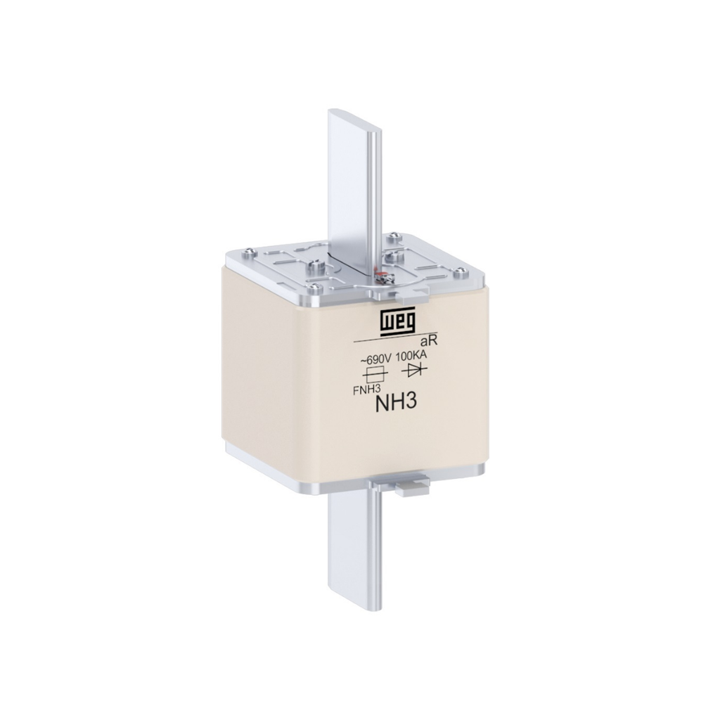 Fusible Ultrarrápido Nh Ar – 630A / 690V / 100Ka / Tamaño 3