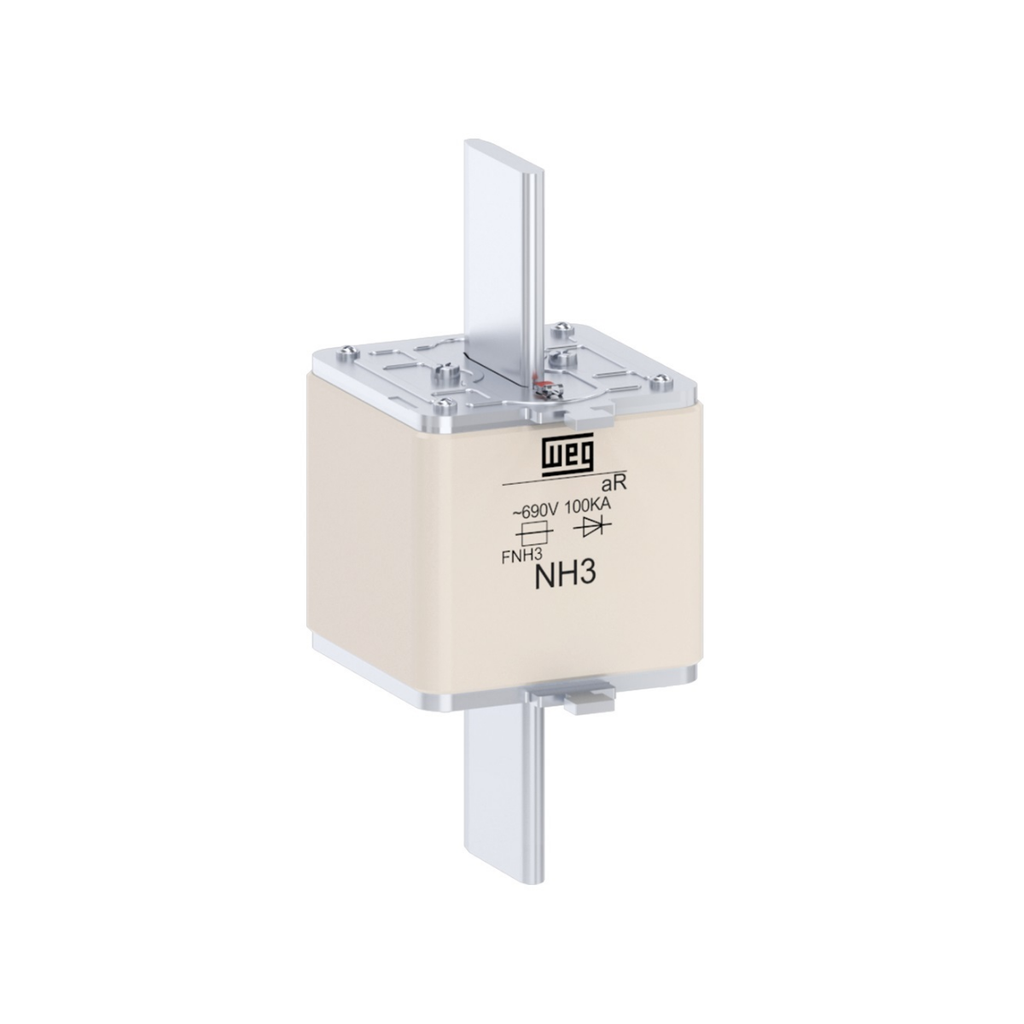 Fusible Ultrarrápido Nh Ar – 710A / 690V / 100Ka / Tamaño 3