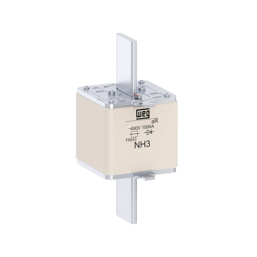 Fusible Ultrarrápido Nh Ar – 900A / 690V / 100Ka / Tamaño 3