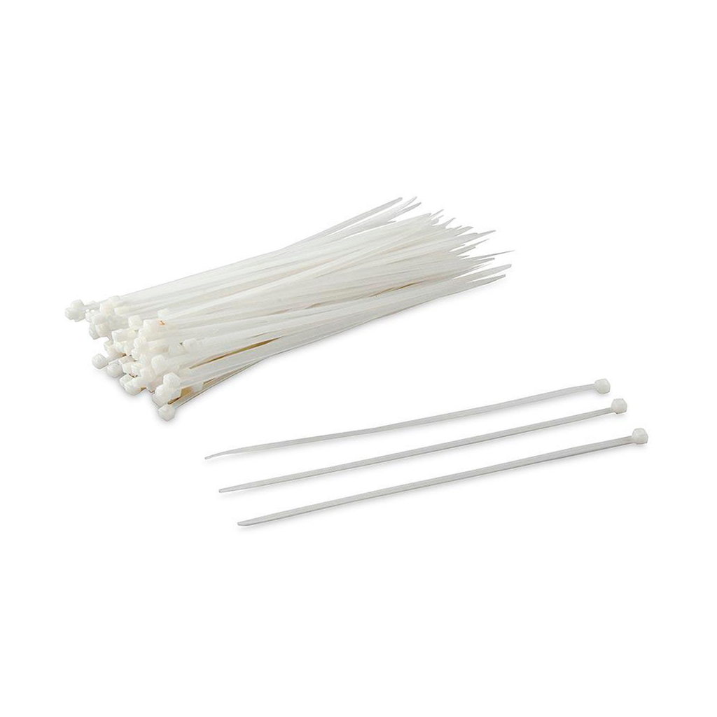 Cintillo de Sujeción Nylon 6.6 – 150x3.6mm Blanco (100 und)