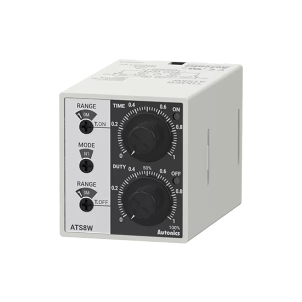 "TEMPORIZADOR ANLG CICLICO 38X42MM 0.1S-10H  100-240VAC/24-240VDC 8PINES"