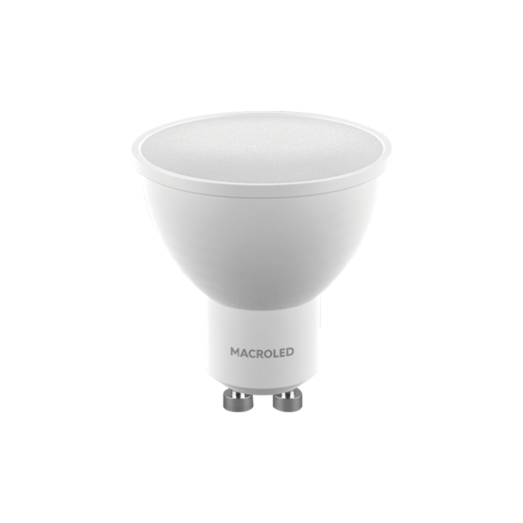 DICROICO LED ECO MR16 5W 185-260VAC LUZ FRÍA 6000K 120° GU10
