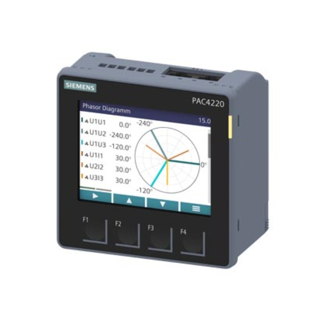 "SENTRON PAC4220,TFT en color PMD-III seg˙n IEC61557-12 energÌa activa clase 0,2, 96 x 96 mm, trif·sico, 45 - 65 Hz Ue nominal: 690/400 V"