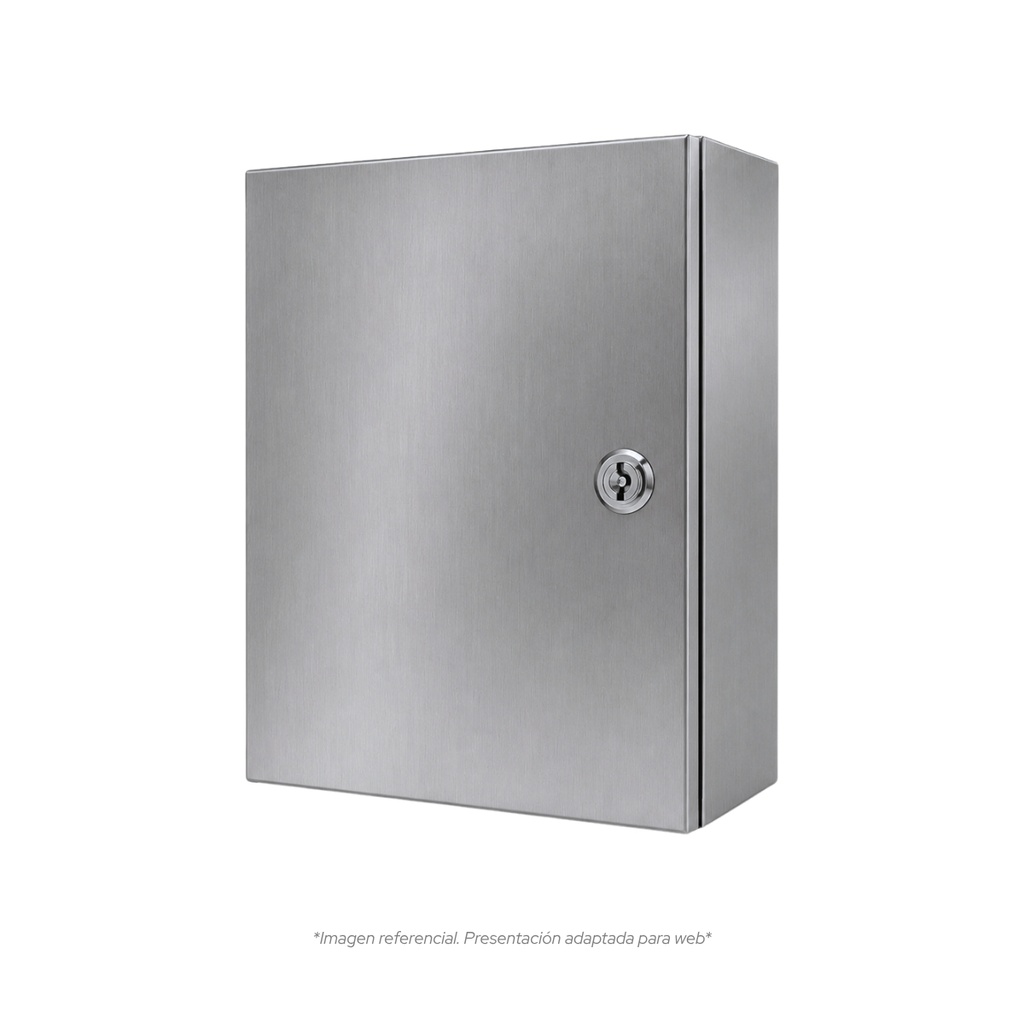 Tablero De acero inoxidable Para Adosar De 600X400X250 Mm C/Pb IP66