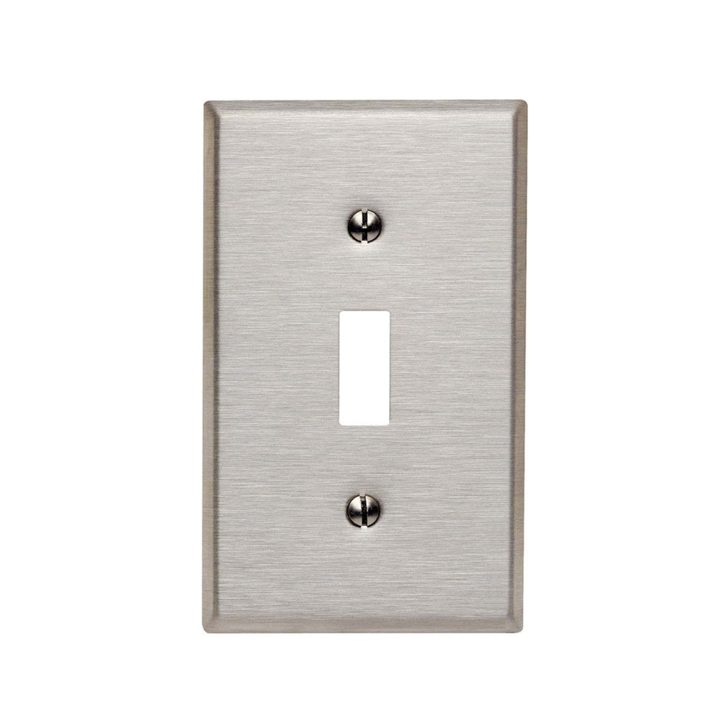 PLACA PARA INTERRUPTOR DE PALANCA DE ACERO INOXIDABLE