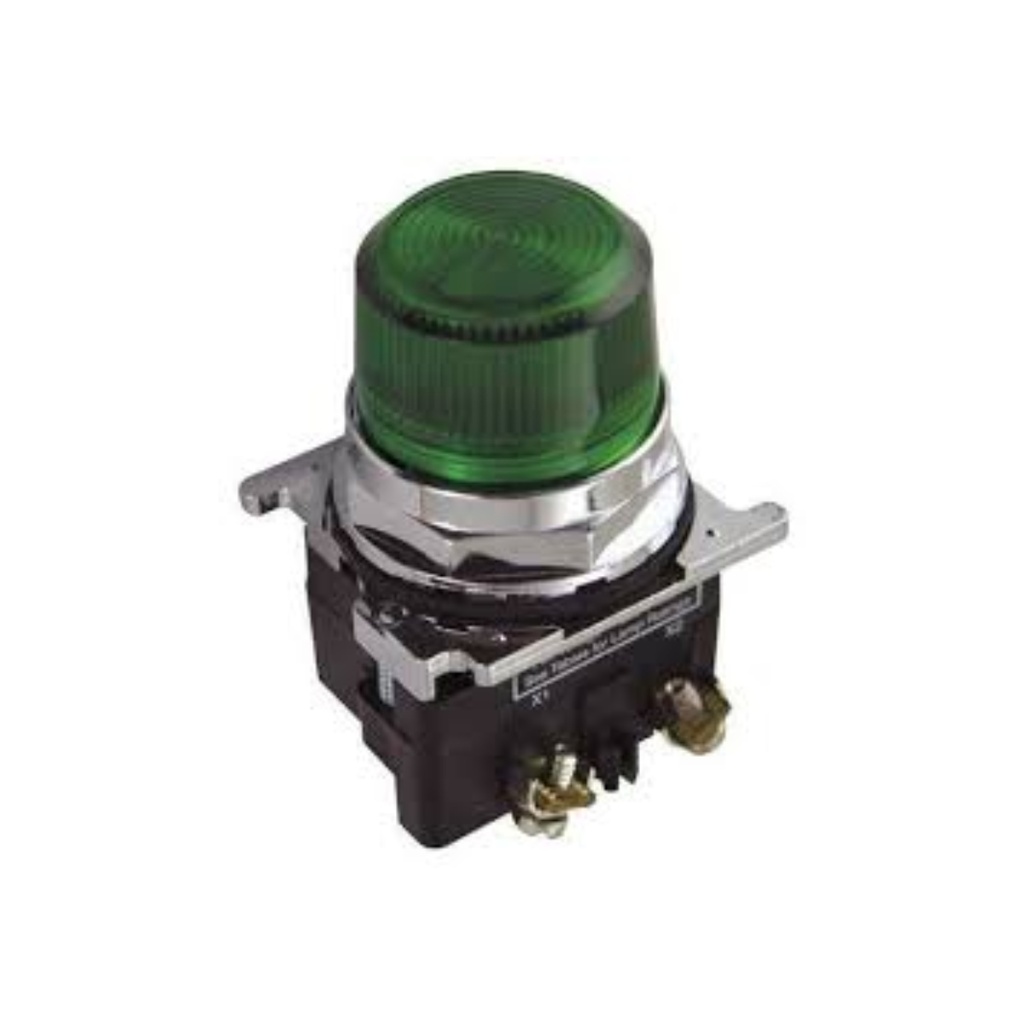 Piloto led verde 30mm 120VAC