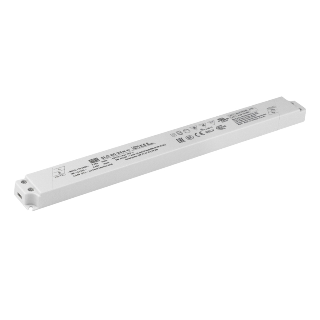 Fuente De Alimentacion LED 80W 24VDC 3.33A In 110-230VAC