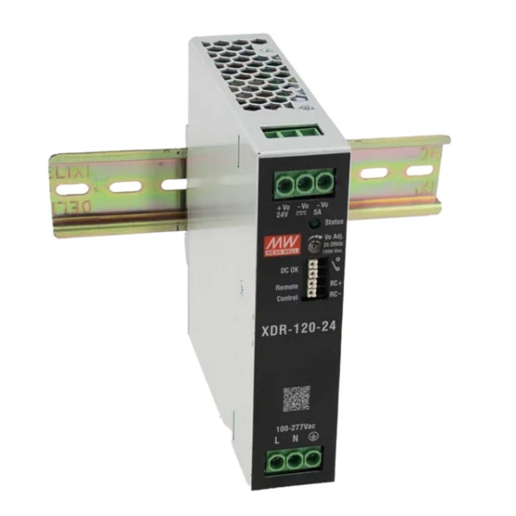 Fuente Riel DIN 120W 36VDC 3.33A In 85-264VAC