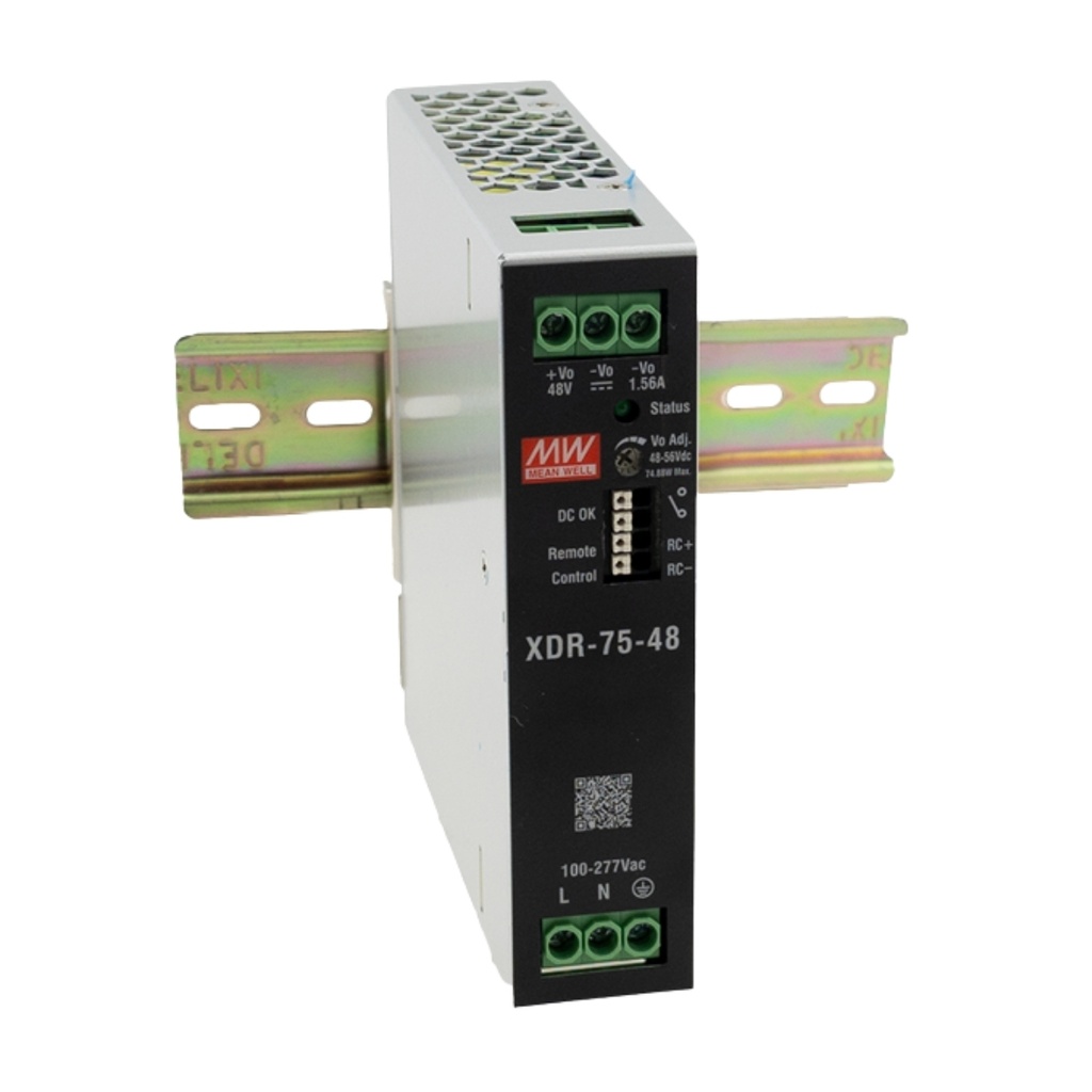 Fuente Riel DIN 75W 36VDC 2.08A In 85-264VAC