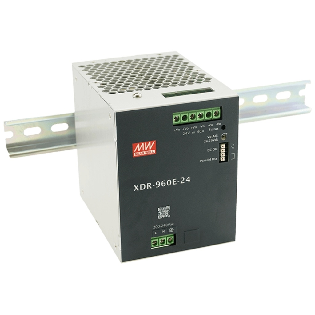 Fuente Riel DIN 960W 24VDC 40A In 180-550VAC (Serie E)